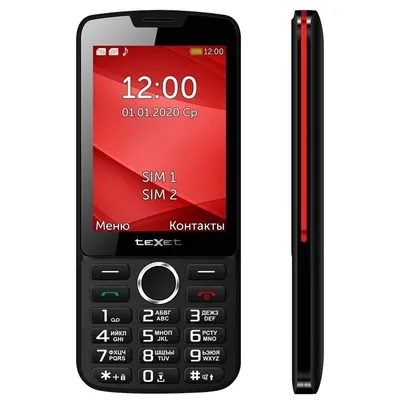 Телефон Texet 126869, TM-308, кнопочный