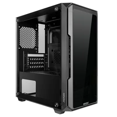 Корпус Ginzzu CL590, Mini Tower, mATX, черный