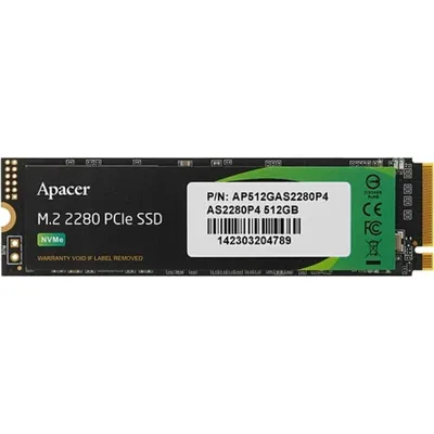 SSD Apacer AP512GAS2280P4-1, 512GB, M.2 PCIe 3.0 NVMe