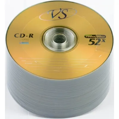 Диск VS VSCDRB5003, CD-R, 700MB, 52x, 50 шт.