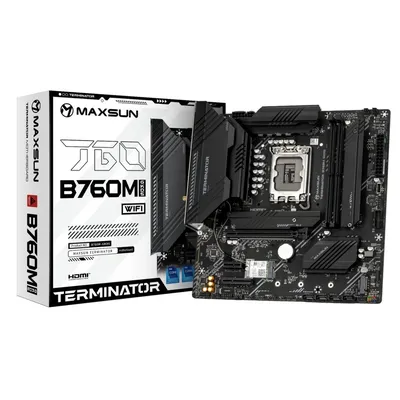 Материнская плата MAXSUN MS-Terminator B760M GKD5 WIFI, Socket 1700, mATX, DDR5