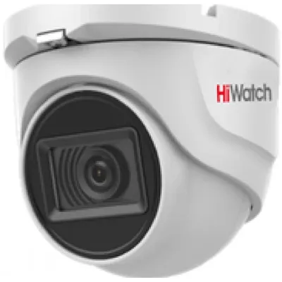 Камера Hiwatch DS-T503(C) (2.8mm), купольная HD-TVI, 5 Мп, IP67