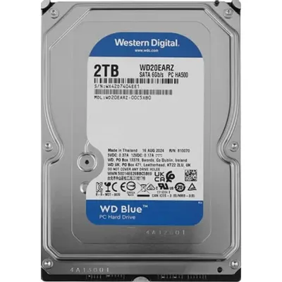 Жесткий диск Western Digital Blue WD20EARZ, 2 ТБ, 3.5", SATA III, 5400 об/мин
