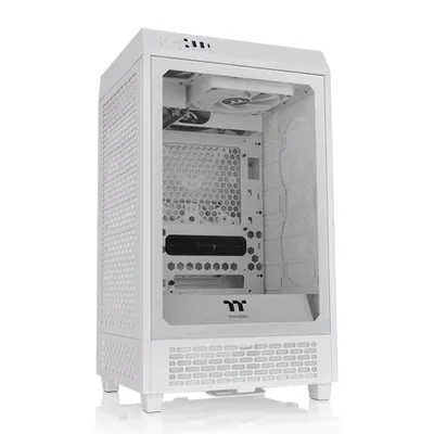 Корпус Thermaltake The Tower 200 Snow CA-1X9-00S6WN-00, Mini-ITX, 2×140 мм, белый