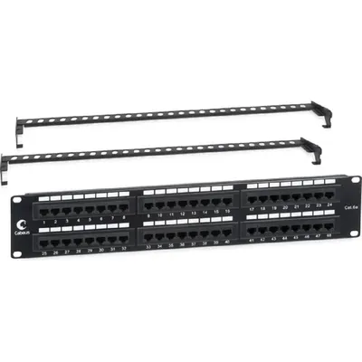 Патч-панель Cabeus PL-48-Cat.6a-Dual, 48 портов, Cat.6a, 2U