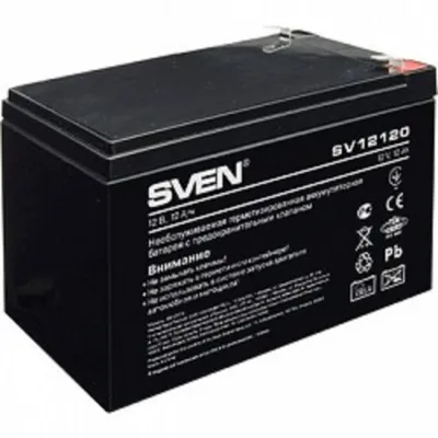 Аккумулятор SVEN SV-0222012, 12В, 12Ач