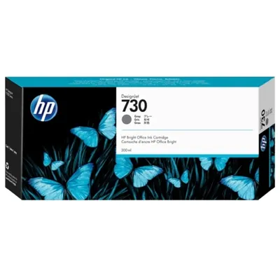Картридж HP 730 P2V72A, серый, 300 мл, для DesignJet T1600/T1700/T2600