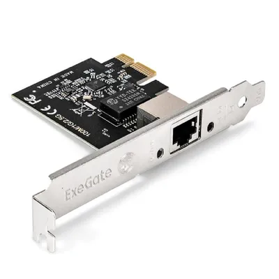 Сетевой адаптер ExeGate EX296212RUS, PCI-E x1, 2.5GbE, RJ45