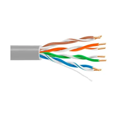 Кабель 5bites US5505-100A, UTP Cat.5e, 4 пары, 24AWG, CCA, PVC, 100 м