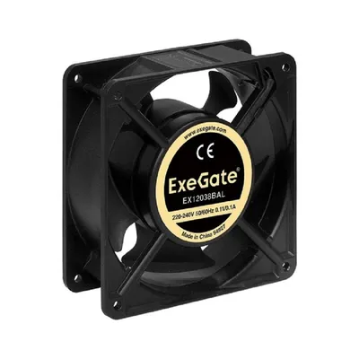 Вентилятор ExeGate EX12038BAL (EX289017RUS), 120×120×38 мм, 220 В, 2700 об/мин
