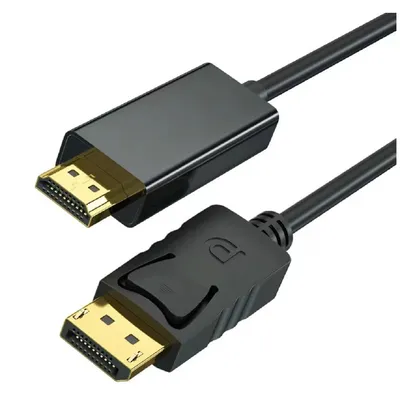 Кабель Bion BXP-CC-DP-HDMI-020, DisplayPort — HDMI, 2 м, 4K, экранированный