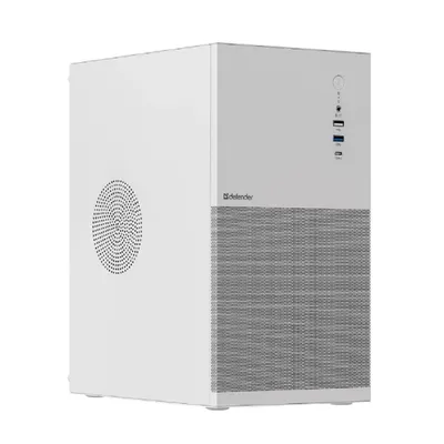 Корпус DEFENDER Apex Metal, Mini-Tower, Micro-ATX/Mini-ITX, без БП, белый
