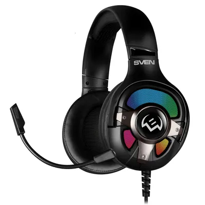 Гарнитура SVEN AP-U1100MV, игровая, USB, виртуальный 7.1, RGB