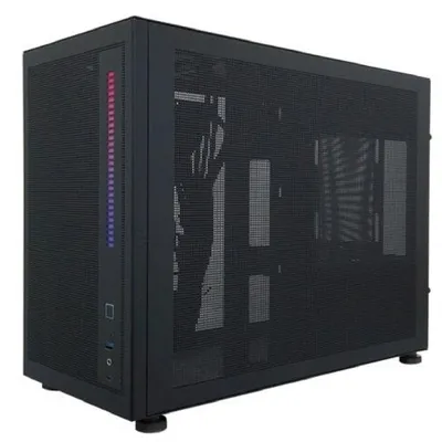 Корпус ПК 1STPLAYER Mi6-BK, Mini Tower, без БП, черный