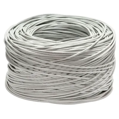 Кабель Cabeus FTP-4P-Cat.6-SOLID-GY, FTP (F/UTP), кат.6, 4 пары 23 AWG, одножильный, 305 м