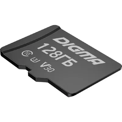 Карта памяти Digma DGFCA128A03 microSDXC 128 ГБ, UHS-I U3 Class 10 V30