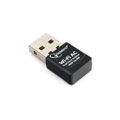 Сетевой адаптер Wi-Fi АВТОМАТ!! Gembird WNP-UA-008 (USB 2.0; AC600; Realtek RTL8811; встроенная всенаправленная)