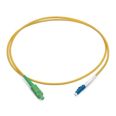 Патч-корд оптический Cabeus FOP(s)-9-SC/APC-LC/UPC-25m, simplex SC/APC-LC/UPC, OS2, 25 м
