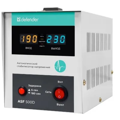 Стабилизатор напряжения Defender 99034, 300 Вт, напольный