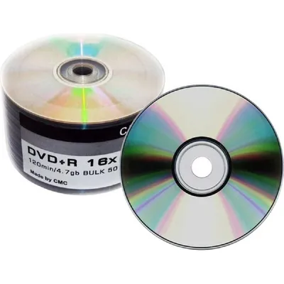 Диск CMC CMCDVDPRB50, DVD+R, 4.7 ГБ, 16x, Bulk, 50 шт