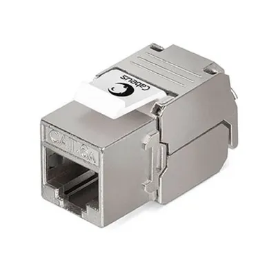 Модуль Cabeus KJ-RJ45-Cat.6A-SH-180-Toolless, Keystone Jack RJ-45, кат. 6A, экранированный