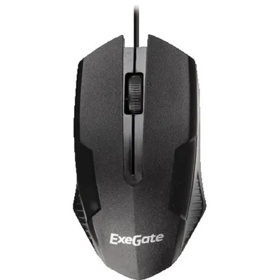 Мышь ExeGate EX264096RUS, оптическая, 3 кнопки, 1000dpi, USB