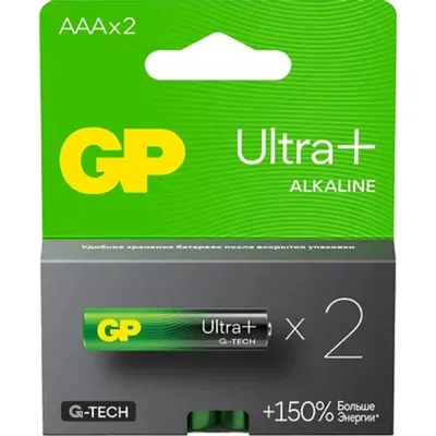Батарейки GP 4891199226045, AAA, 2 шт., алкалиновые G-Tech