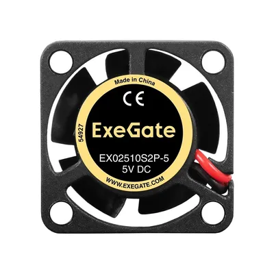 Вентилятор ExeGate EX02510S2P-5, 25×25×10 мм, 5 В, 10000 об/мин, 2-pin
