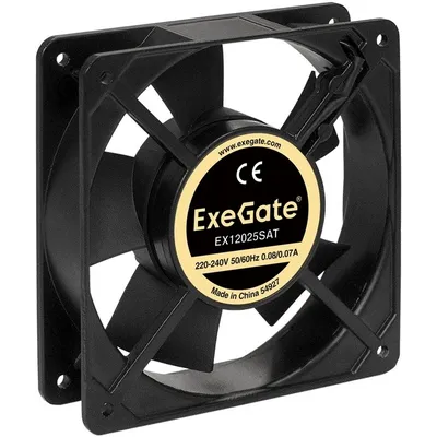 Вентилятор ExeGate EX289016RUS, 220В, 120×120×25мм, 2100RPM, 32dBA