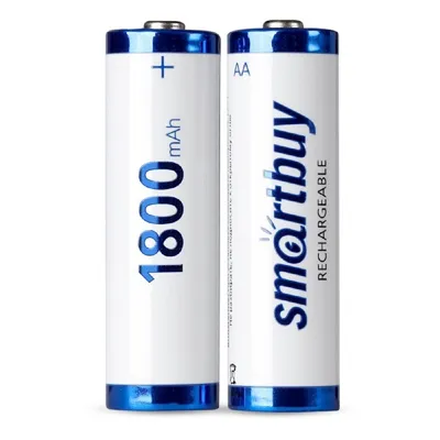 Аккумулятор SmartBuy SBBR-2A02BL1800, NiMh, AA, 1800mAh, 2шт