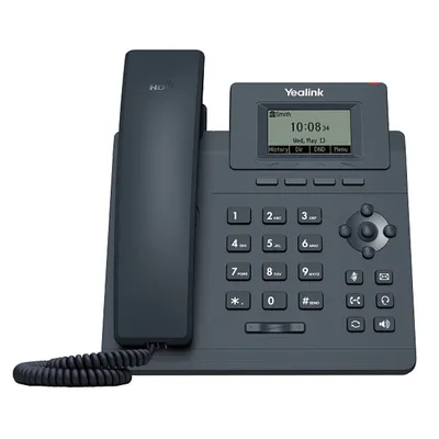 IP-телефон Yealink SIP-T30P, 1 аккаунт, 2.3" LCD, PoE