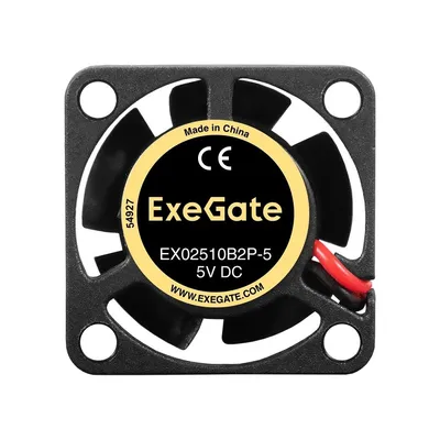 Вентилятор EXEGATE EX295189RUS (EX02510B2P-5), 25×25×10 мм, 5 В, 2-pin, 10500 об/мин