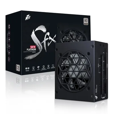 Блок питания 1STPLAYER SFX 750W PLATINUM Black / SFX, APFC, 80 PLUS Platinum, LLC+DC-DC, full Japan solid-state caps, 80mm fan, full modular / PS-750SFX