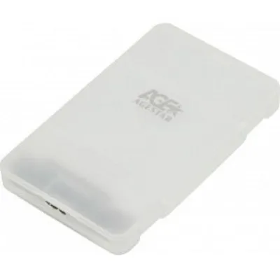 Внешний бокс AgeStar 3UBCP3-White, 2.5" SATA HDD, USB 3.0