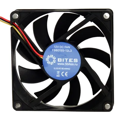 Вентилятор 5bites FB8015S-12L3, 80×80мм, 2000об/мин, 3-pin