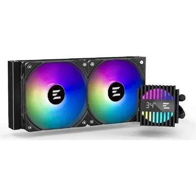 СЖО Zalman ALPHA2 A24 BLACK, 240мм, ARGB, LCD, Al+Cu