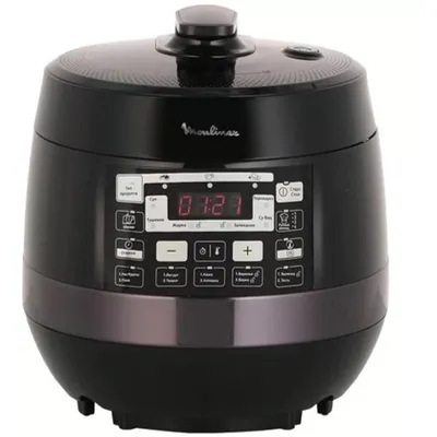 Мультиварка Moulinex CE430832, 5 л, 1000 Вт, черный