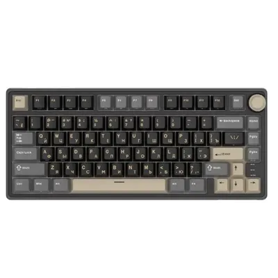 Клавиатура Royal Kludge R75, механическая, 75%, 81 клавиша, USB, Phantom, RK Silver