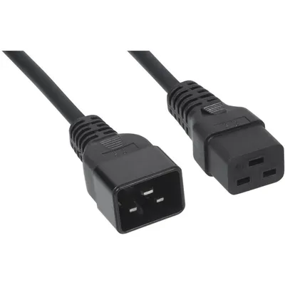 Шнур Cabeus PC-IEC19-IEC20-3M, C19→C20, 3 м, 16А
