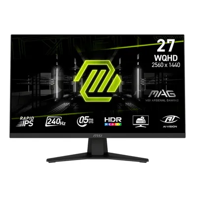 Монитор MICROSTAR MAG 274QF X24 9S6-3CE41H-052, 27" IPS, 2560×1440, 240 Гц, 0.5 мс