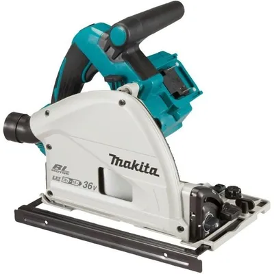 Пила дисковая погружная Makita DSP600Z, аккумуляторная, 36 В, диск 165 мм, рез 56 мм