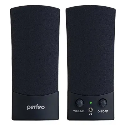 Колонки Perfeo PF_4392 UNO 2.0, 2x0.5 Вт, USB