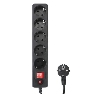 Сетевой фильтр Гарнизон EHLB-3, 5м, 5 розеток, 10А, 2.2кВт