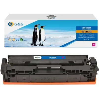 Картридж G&G GG-CF533A, пурпурный, 900 стр., для HP