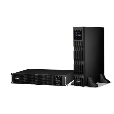 ИБП без АКБ STARK SC 3000 ONLINE ONE RT 3000ВА/3000Вт 20А {Online, Rack/Tower, 110-300В, 6xC13, 1xC19, Smart-slot, USB, RS232, EPO, БЕЗ АКБ - внешние батареи 8 шт от 4.5Ач до 240 Ач}{}
