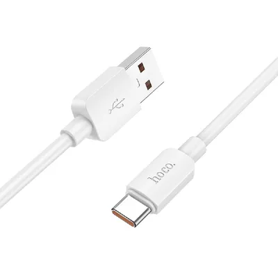 Кабель Hoco HC-99111, USB 2.0 AM/Type-C, 6A, 1м, белый