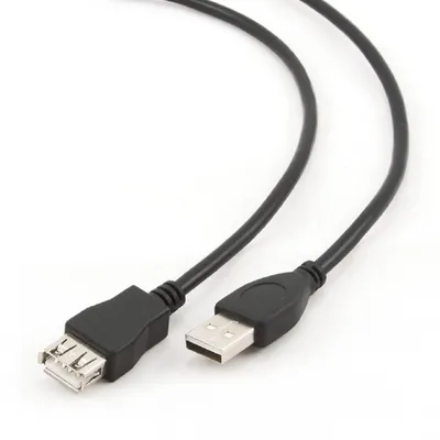 Кабель Bion BXP-CCP-USB2-AMAF-018, USB 2.0 A-A (m-f), 1.8 м, чёрный