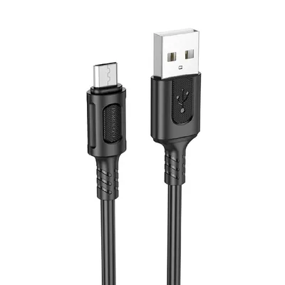 Кабель Borofone BX111m, micro USB, 1м, 2.4A, белый