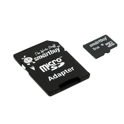 Карта памяти Micro Smart Buy SB8GBSDCL10-01, 8GB, MicroSDHC Class 10
