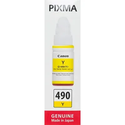 Чернила Canon GI-490Y 0666C001, желтый, 70 мл, для PIXMA G-серии